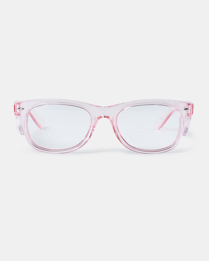 BAD LUCID™ SAFETY GLASSES (PINK/CLEAR) - BAD WORKWEAR