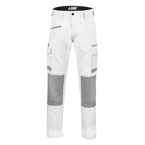 Blaklader White Cotton Painters Knee Pad Work Trousers with Nail Pockets  X1500  1510 Trousers ActiveWorkwear
