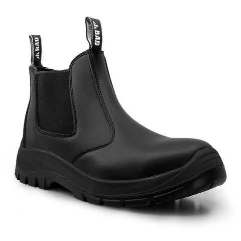 Cheap black work hot sale boots for mens