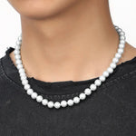 BAD PEARL NECKLACE 50CM - BAD WORKWEAR