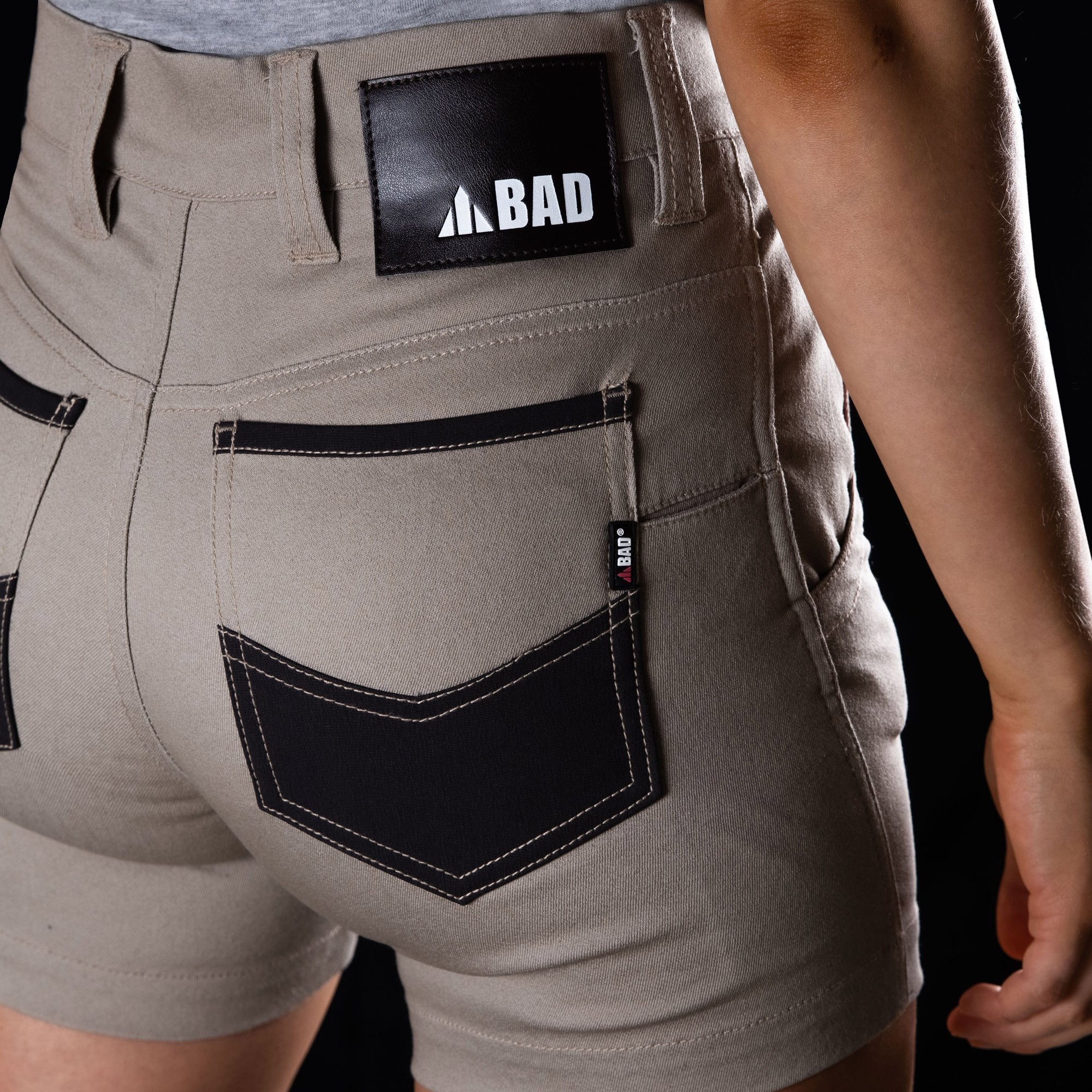 BAD WOMENS FLEX™ HYPERMOVE WORK SHORT SHORTS